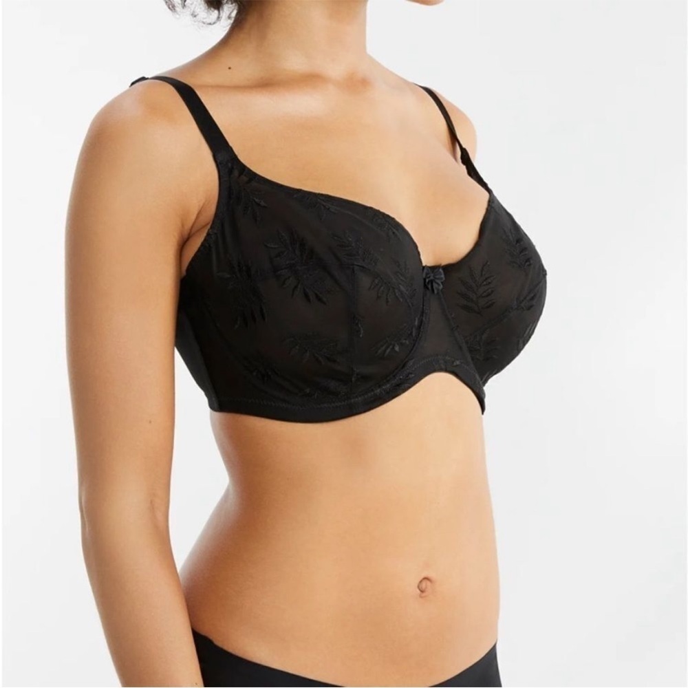 Panche Tango II Underwire Balconnet Bra 3251 Black 32HH - Picture 2 of 10
